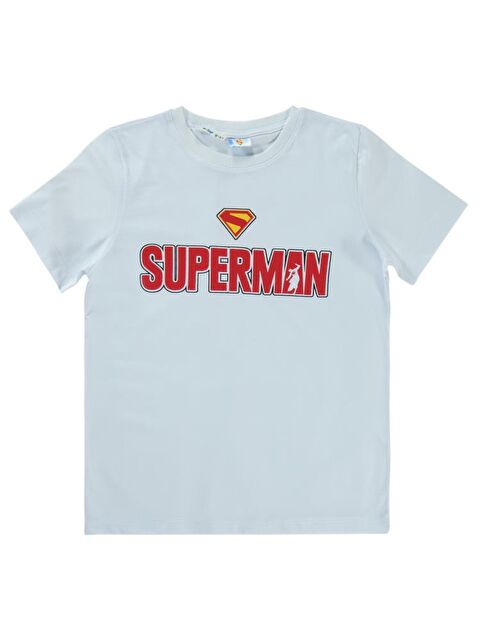 Superman Süperman Baskılı 10-13 Yaş Tişört - Beyaz12-13 Yaş - S000466459-20063