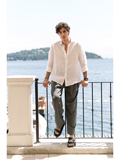 Mai Collection Geaohrid Füme Erkek Pantolon - S000518400-33408