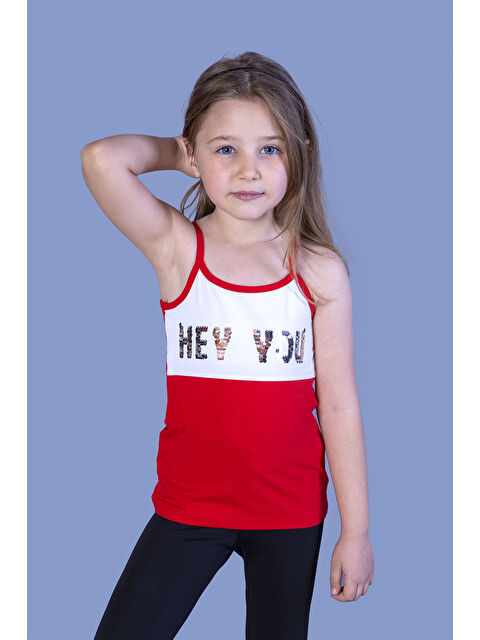 Toontoykids Kız Çocuk Çevirmeli Pullu Atlet - S000254917-20045