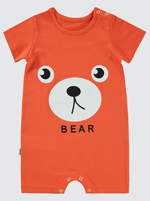 Civil Baby Erkek Bebek Patiksiz Tulum 6-18 Ay Narçiçeği - S000356943-20048