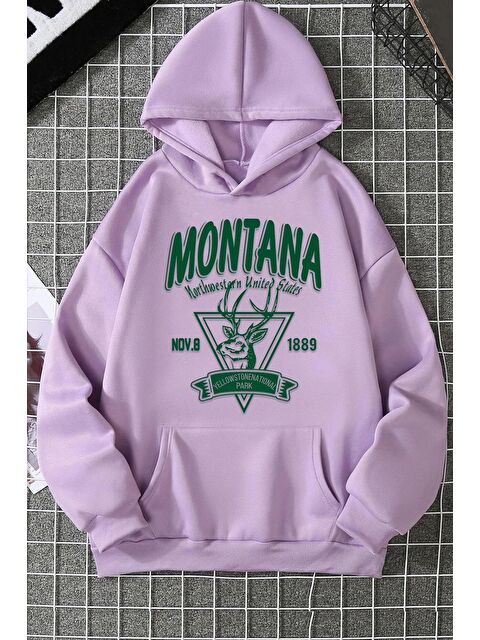 uyguntarz Unisex Montana Baskılı Sweatshirt - S000268893-17878