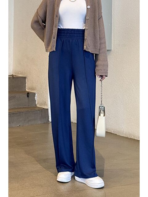 Lamelif Çıma Detaylı Pantolon Lacivert - S000518336-21164