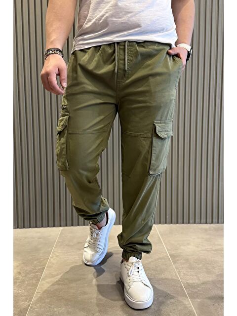 Mishar İtalia Bel Ve Paça Lastikli Kargo Cepli Erkek Pantolon - S000372972-18547
