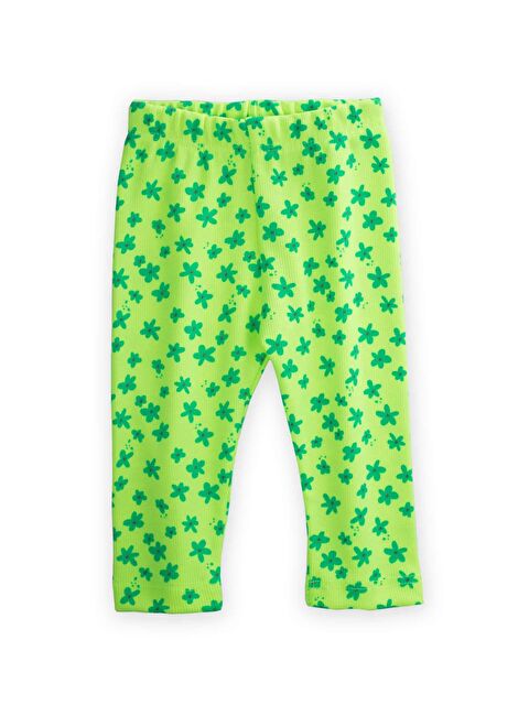 CİGİT Kız Çocuk Çiçekli Tayt - S000259404-18194