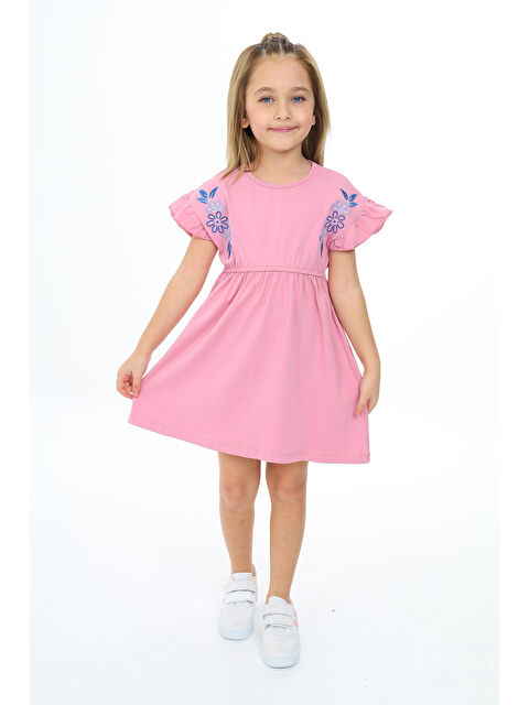 Toontoykids Kız Çocuk Nakışlı Elbise - S000271210-20028