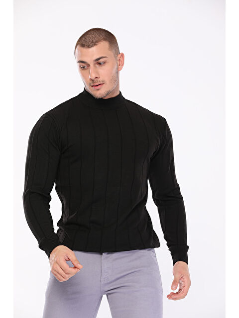 Mishar İtalia Erkek Yarım Balıkçı Triko Kazak - S000300625-19351