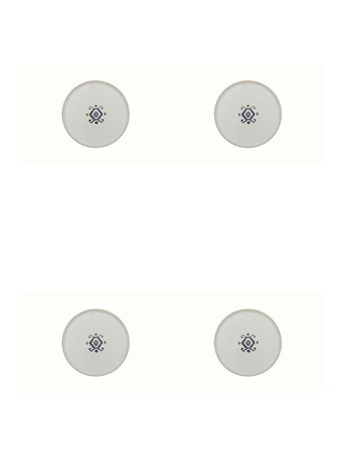 PORLAND Arabesque Desen Düz Tabak 21cm 4'lü 04ALM005997 - S000225974-37243