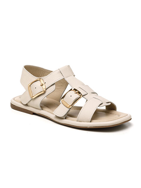 John May Kadın Sandalet RC-25Y-001-R29626 213-Bej - S000509384-19928