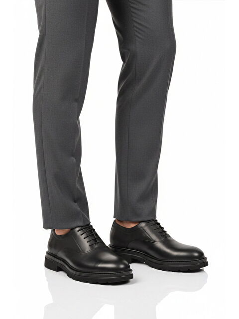 Ayakmod Siyah Hakiki Deri Erkek Casual Ayakkabı 381 M - S000509388-19351