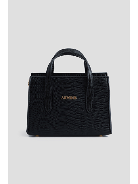 ARMİNE Croco Çanta Siyah