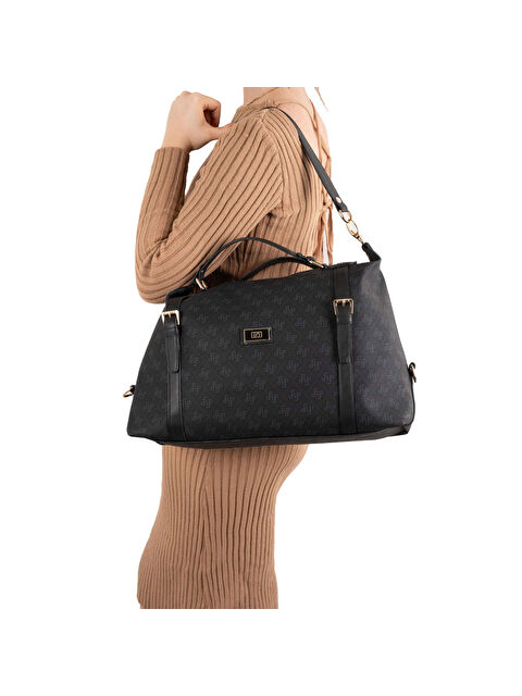 Silver Polo Kadın Omuz Çantası 1064-45792 SILVER POLO BAYAN ÇANTASI M178 SİYAH-MAT SİYAH - S000507496-19351