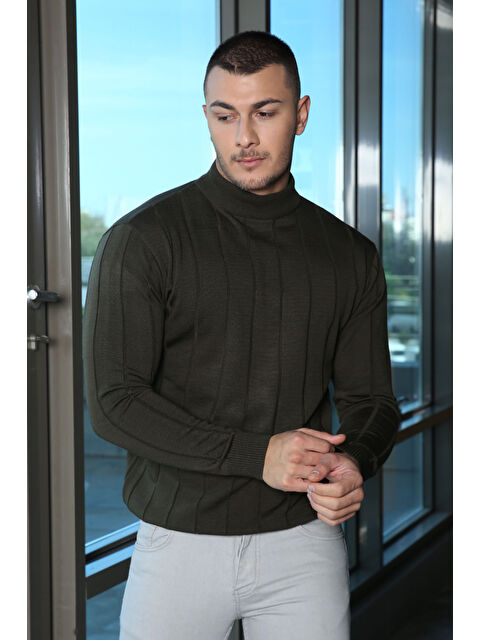 Mishar İtalia Erkek Yarım Balıkçı Triko Kazak - S000300625-18547