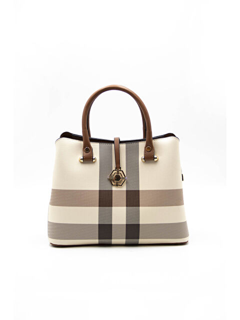 Silver Polo Kadın Omuz Çantası 1089-42242 BAYAN ÇANTASI M48 KREM-MAT TABA - S000507498-14955