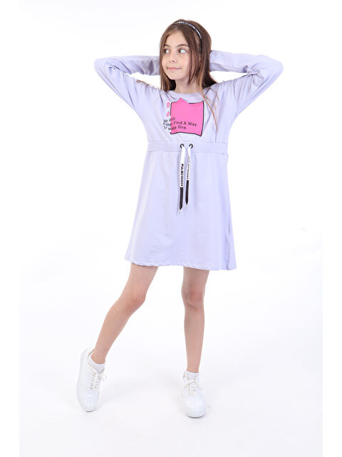 Toontoykids Kız Çocuk Baskılı Elbise - S000268073-17234