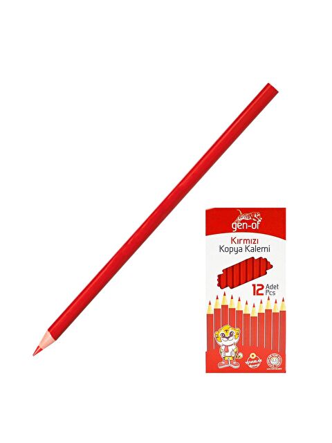 Gen-Of Yuvarlak Kırmızı Kopya Kalemi 1 Adet - S000219317-20045