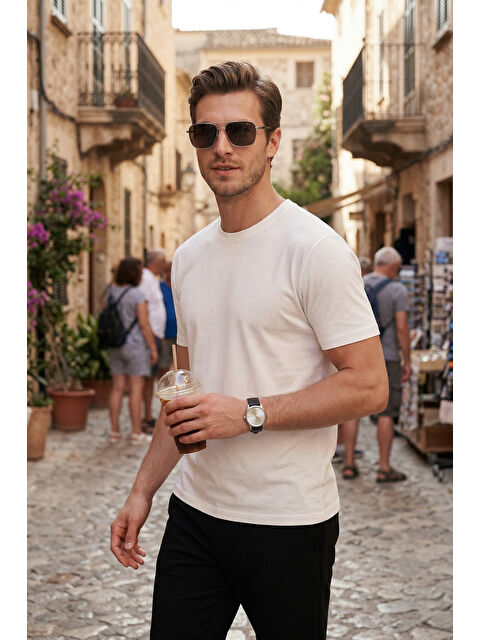 Buratti Regular Fit Bisiklet Yaka T Shirt 5902985 - S000531001-19965