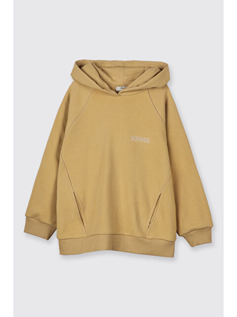 Panço Erkek Çocuk Kapüşonlu Sweatshirt Hardal - S000470907-20074