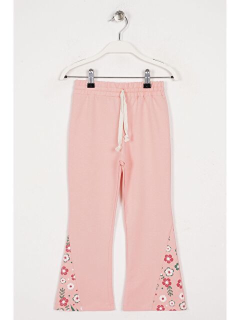 Zepkids Ispanyol Paça Somon Renk Kız Çocuk Esofman Tek Alt - S000356955-24085