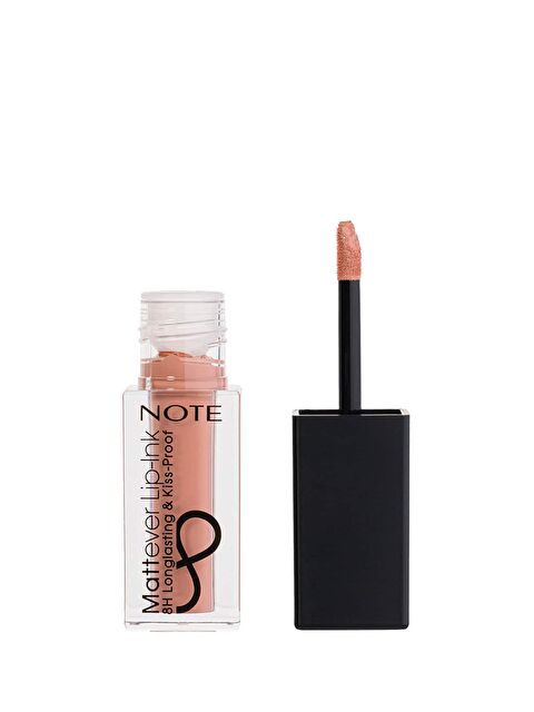 Note Cosmetique Mattever Lip-Ink Mat ve Kalıcı Likit Ruj 04 Peach Rose - Nude - S000110947-26411