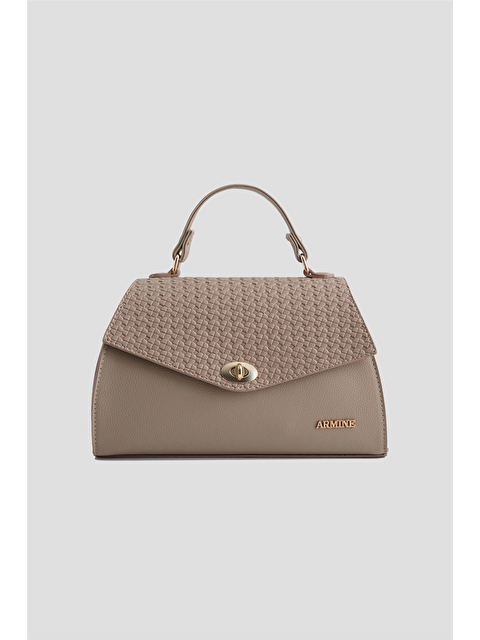 ARMİNE Çanta Örgü 25Yd7409 Vizon