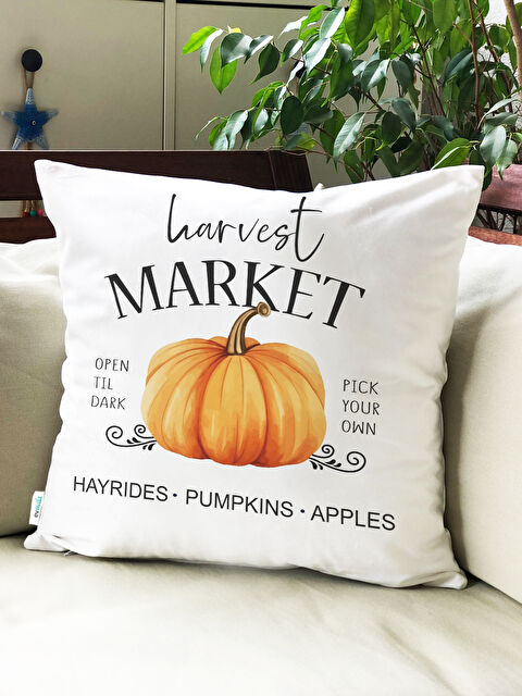 Evmila Sonbahar Desenli Kırlent Kılıfı - S000443212-23173