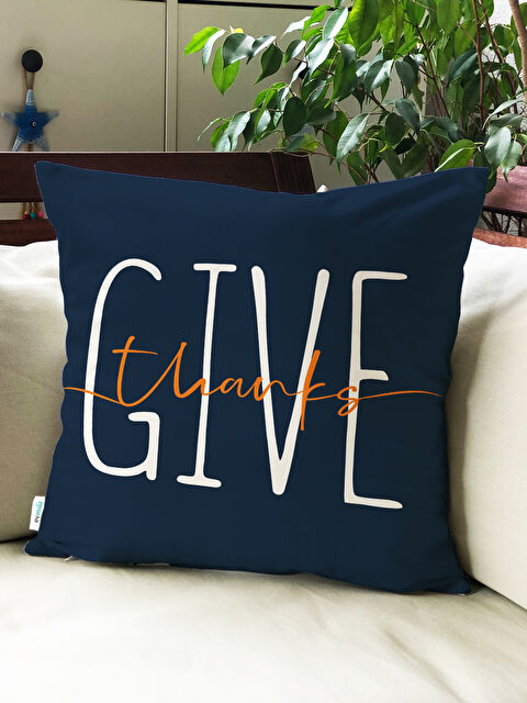 Evmila Sonbahar Desenli Kırlent Kılıfı - S000443218-23173