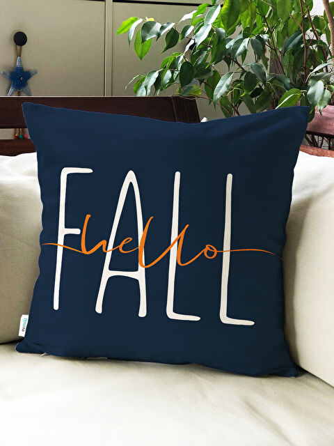 Evmila Sonbahar Desenli Kırlent Kılıfı - S000443217-23173