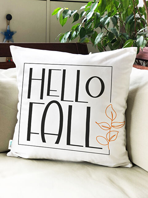 Evmila Sonbahar Desenli Kırlent Kılıfı - S000443221-23173