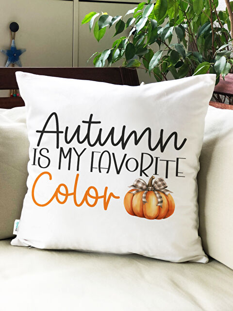 Evmila Sonbahar Desenli Kırlent Kılıfı - S000443233-23173