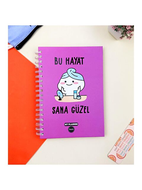 Bam Hediyelik Eşya Bu Hayat Sana Güzel Tasarımlı Konuşan Ajanda - S000265921-23173