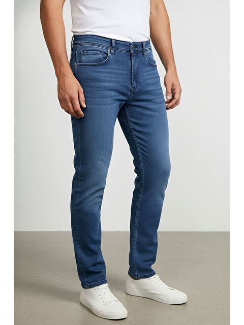 Mishar İtalia Erkek Jean Elastanlı Pantolon - S000399503-17234