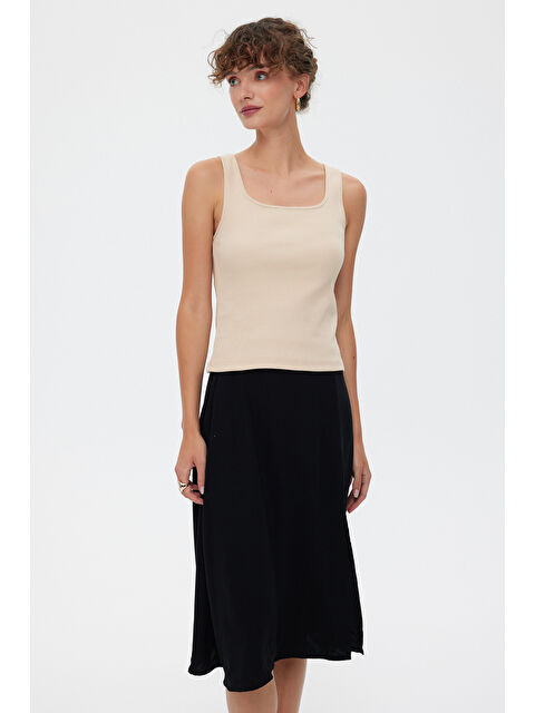 Muni Muni Kare Yaka Pamuklu Kaşkorse Atlet