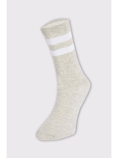 TUDORS Unisex Çizgili Kolej Tenis Çorabı - S000521928-20600