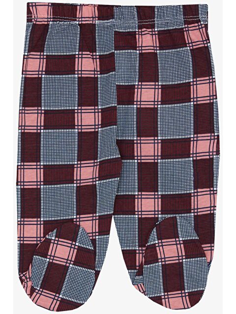 Breeze Erkek  Bebek Patikli Alt Ekose Desenli Karışık Renk (6 Ay) - S000152207-23173