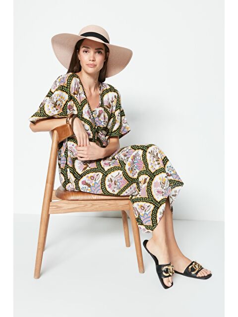 C&City Hasır Plaj Şapkası Y23730-26 Pudra - S000216778-7152