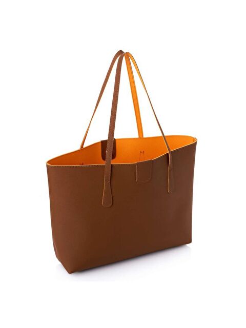 Lucky Bees Kadın Büyük Suni Deri Tote Omuz Çantası - S000114540-14955