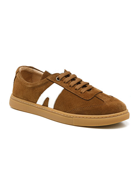 John May Kadın Sneaker ( Günlük) MAR-25Y-192-4003 Taba Süet-Beyaz Cilt - S000509400-14955