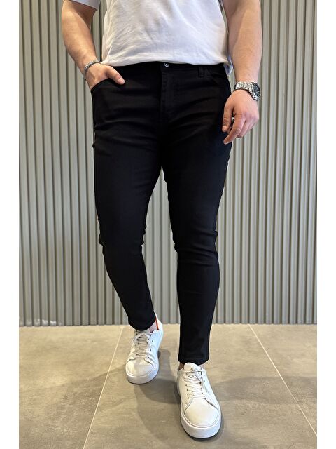 Mishar İtalia Fermuarlı Erkek Slim Fit Jean Pantolon - S000372994-19351