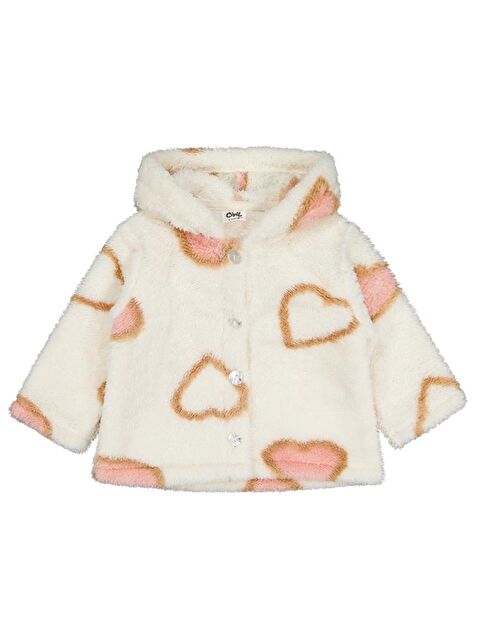 Civil Baby Kalp Baskılı 6-18 Ay Hırka - S000466490-7152