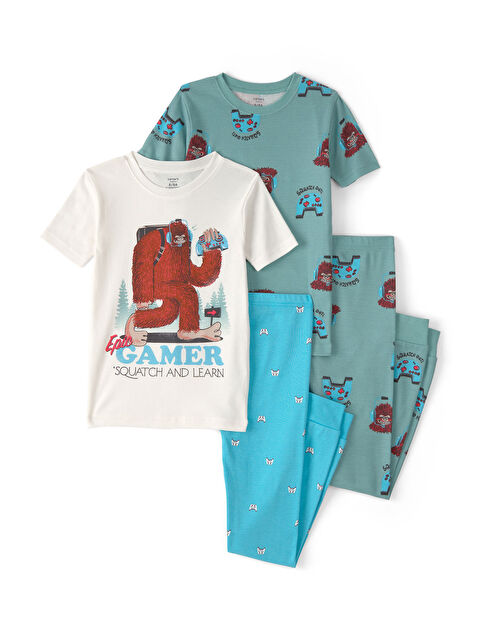 Carter's Erkek Çocuk Pijama Set 6 Yaş-8 Yaş Çok Renkli