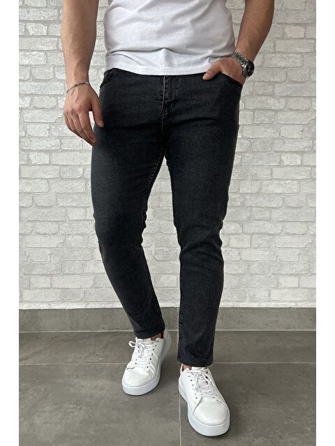 Mishar İtalia Fermuarlı Erkek Slim Fit Jean Pantolon - S000372994-29666