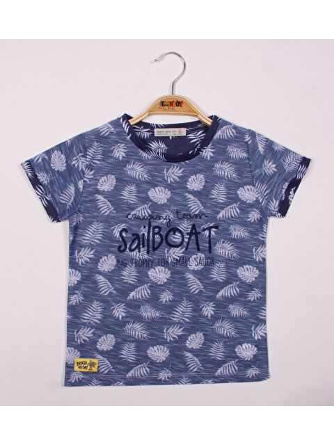 Toontoykids Erkek Çocuk Sail Boat Baskılı Tişört - S000360569-21164