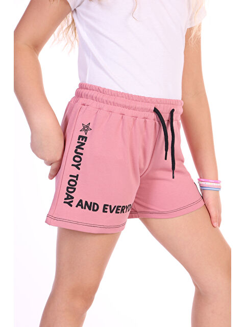 Toontoykids Kız Çocuk Enjoy Today Baskılı Şort - S000360558-20028