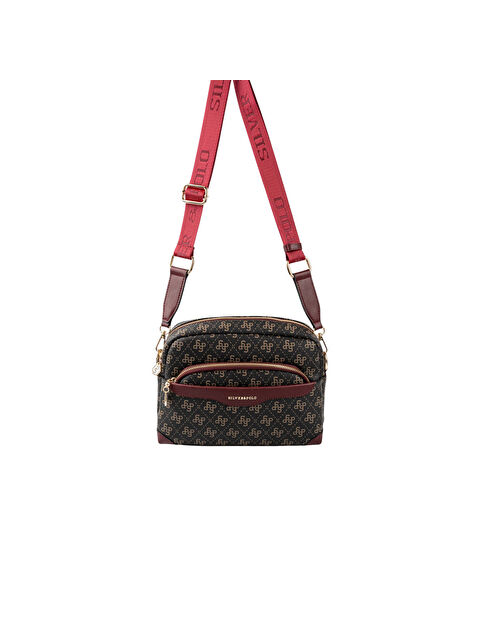 Silver Polo Kadın Çapraz Çanta 1201-48528 SILVER POLO ÇAPRAZ BAYAN ÇANTASI M178 KAHVE SARI-MAT BORDO - S000507551-19413