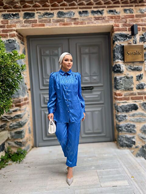 Comstar Kendinden Desenli Gömlekli Takım - S000210841-23710