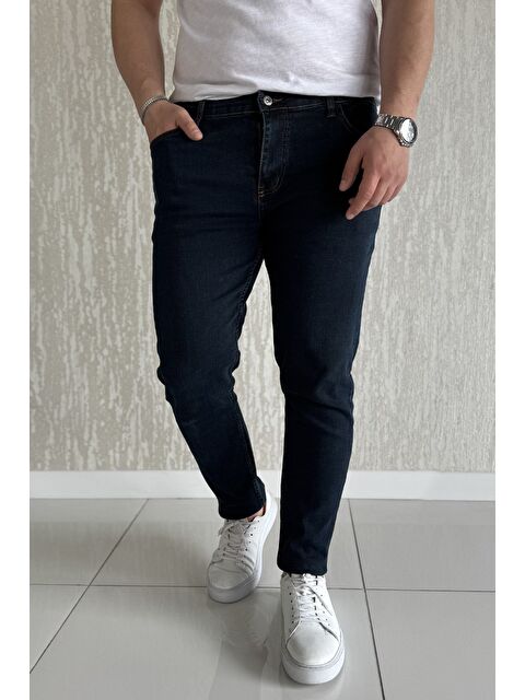 Mishar İtalia Fermuarlı Erkek Slim Fit Jean Pantolon - S000372994-21164