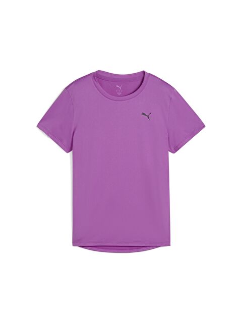 Puma Tad Essentials Crew Kadın Mor Yuvarlak Yaka Tişört - S000480633-20042