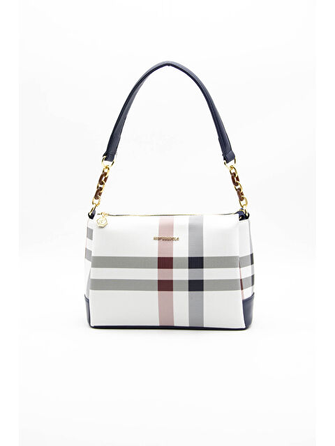 Silver Polo Kadın Omuz Çantası 910-39144 ÇAPRAZ BAYAN ÇANTASI MK3 BEYAZ-MAT LACİ - S000507562-20063