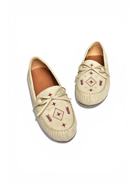 Fox Shoes Bej Kadın Babet Y996073102 - S000518389-19928