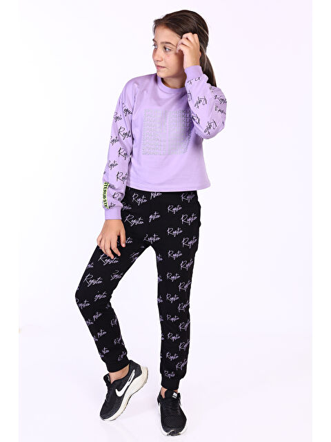 Toontoykids Kız Çocuk Reflektör Baskılı Eşofman Takımı - S000271030-17878